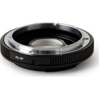 Adaptateur de monture d'objectif Urth : compatible avec les objectifs Canon FD et les boîtiers d'appareil photo Canon (EF/EF S) (avec verre optique)
