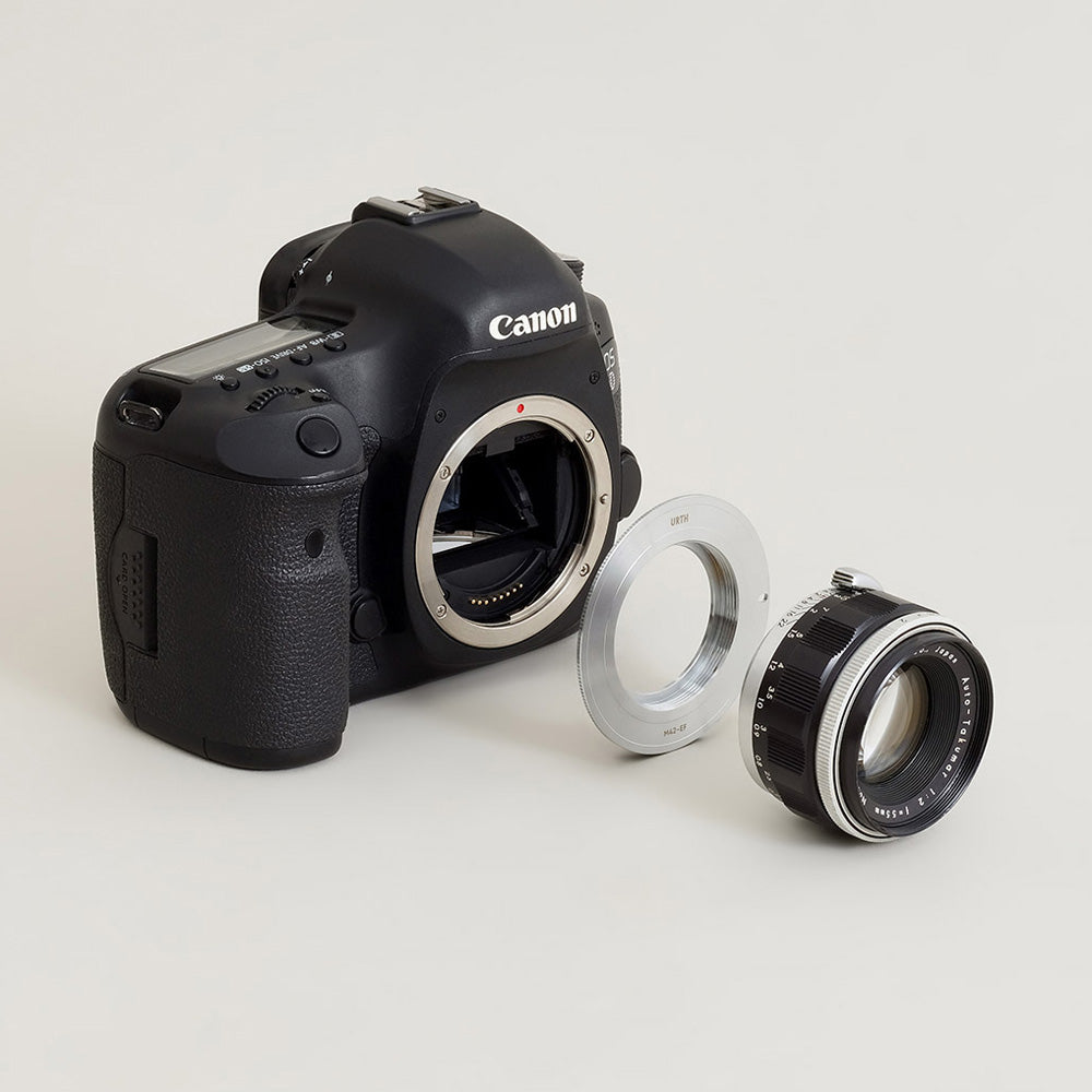 Urth Adaptateur de monture d'objectif : Compatible avec l'objectif M42 sur le boîtier de l'appareil photo Canon (EF / EF S)