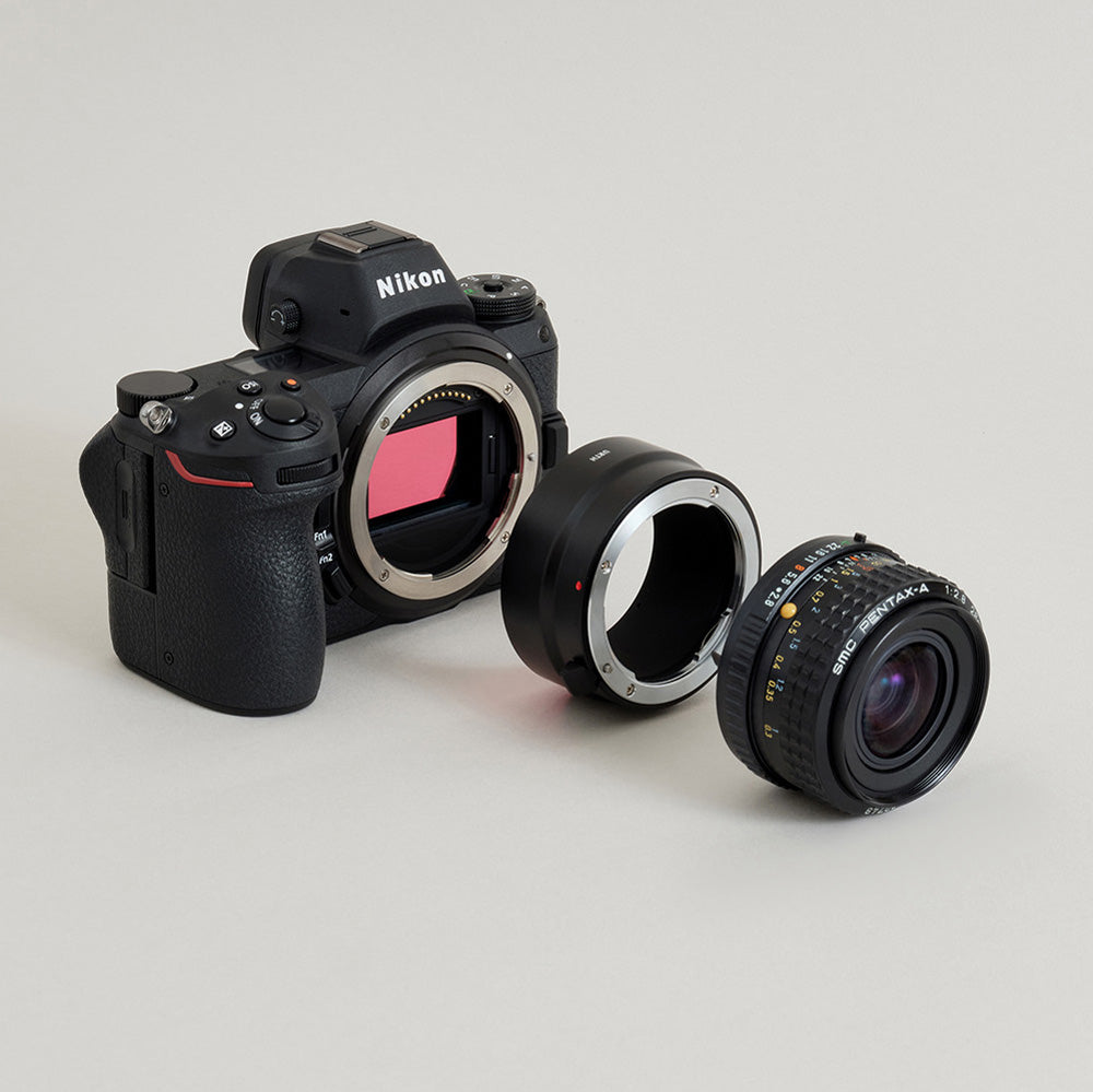 Adaptateur de monture d'objectif Urth : Compatible avec l'objectif Pentax K et le boîtier de l'appareil photo Nikon Z