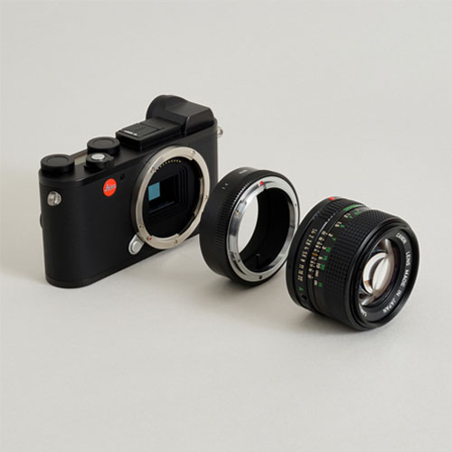 Adaptateur de monture d'objectif Urth : Compatible avec l'objectif Canon FD et le boîtier d'appareil photo Leica L