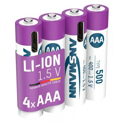 Ansmann Micro AAA 500 Typ USB-C 4-Pack (400mAh)