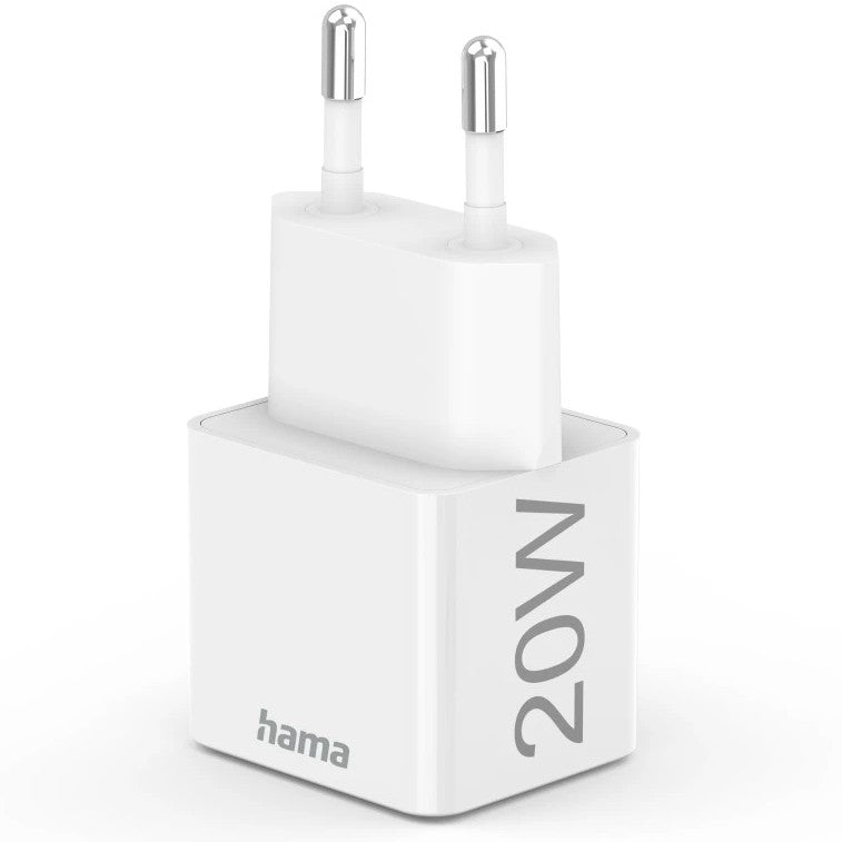 Hama Mini Charger USB-C 20W - White