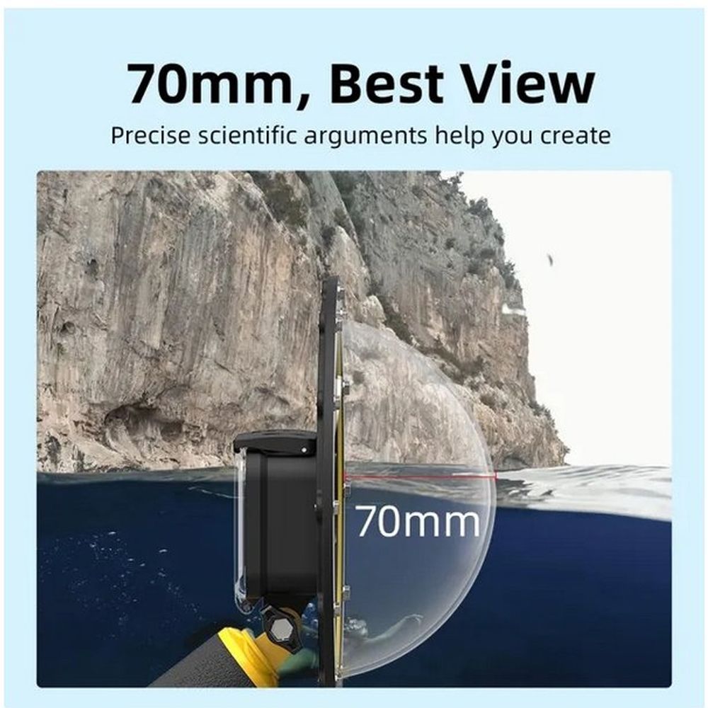 Telesin Dôme étanche pour GoPro Hero 9/10/11