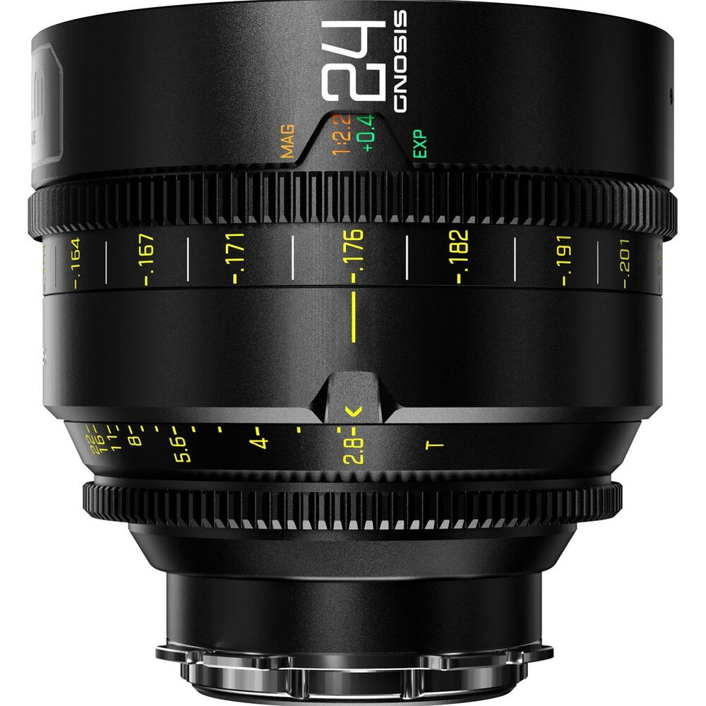 DZOFilm Gnosis 24mm T2.8 Macro Objectif à focale fixe dans un étui de sécurité - métrique