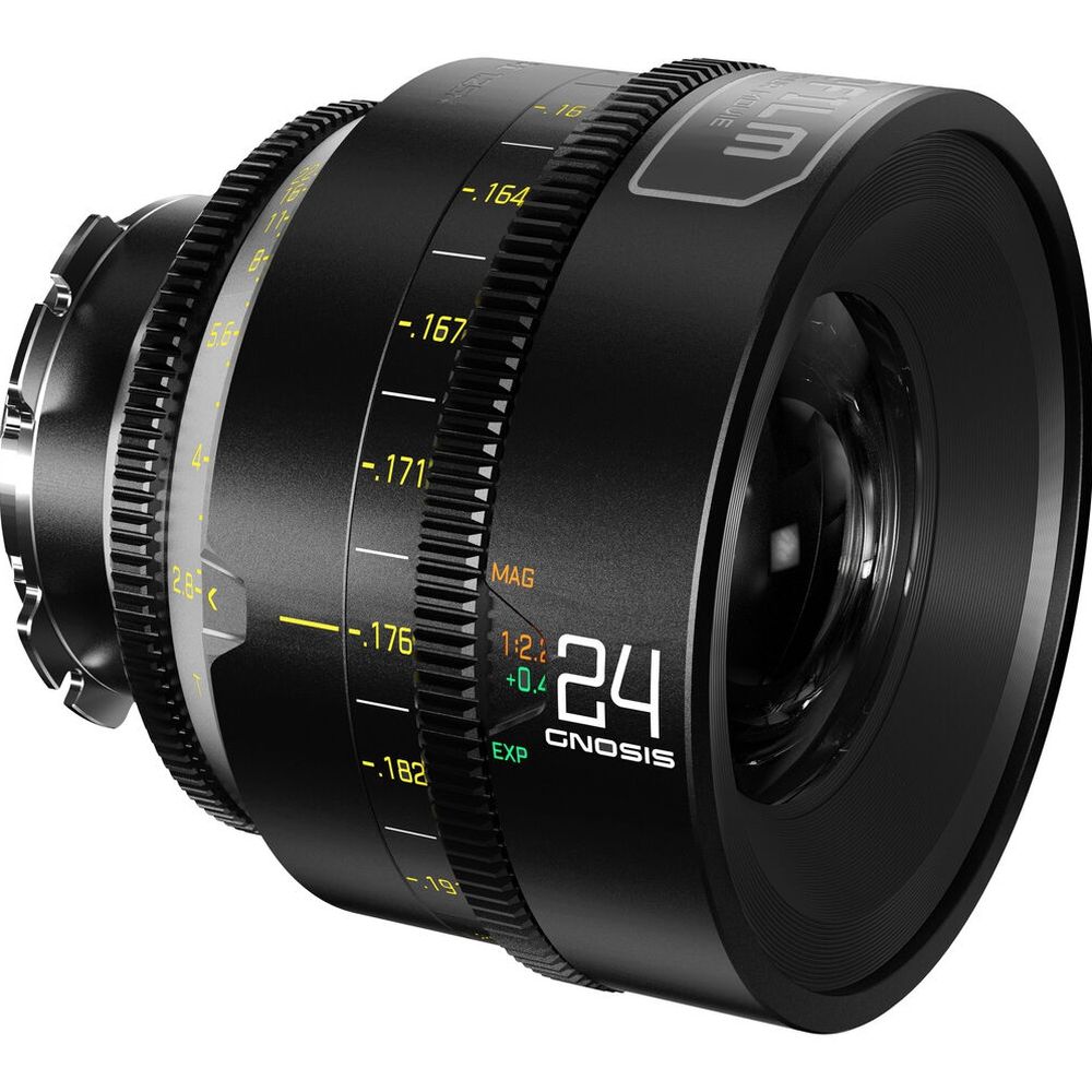 DZOFilm Gnosis 24mm T2.8 Macro Objectif à focale fixe dans un étui de sécurité - métrique