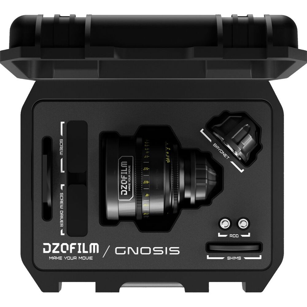 DZOFilm Gnosis 24mm T2.8 Macro Objectif à focale fixe dans un étui de sécurité - métrique