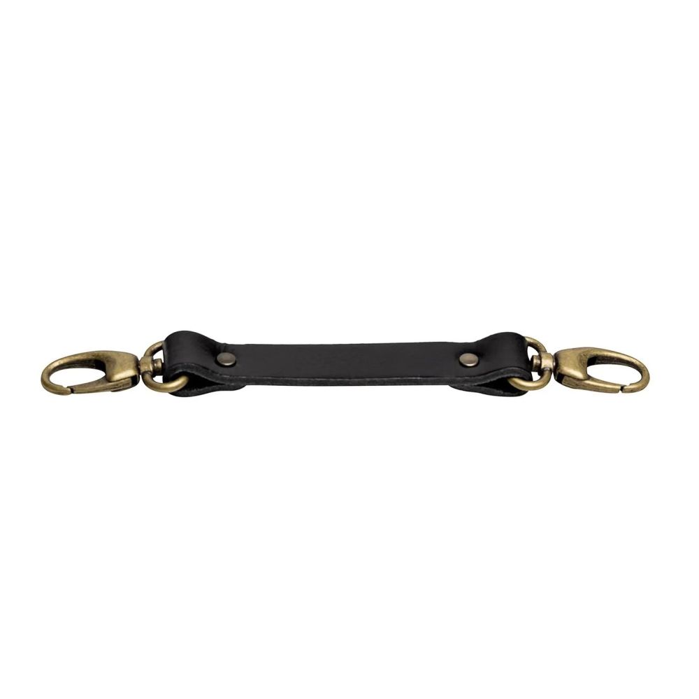 La sangle de poitrine Hantler noir / laiton, 22cm