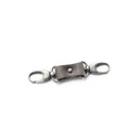 The Hantler Belt anchor Stone Gray / Brass