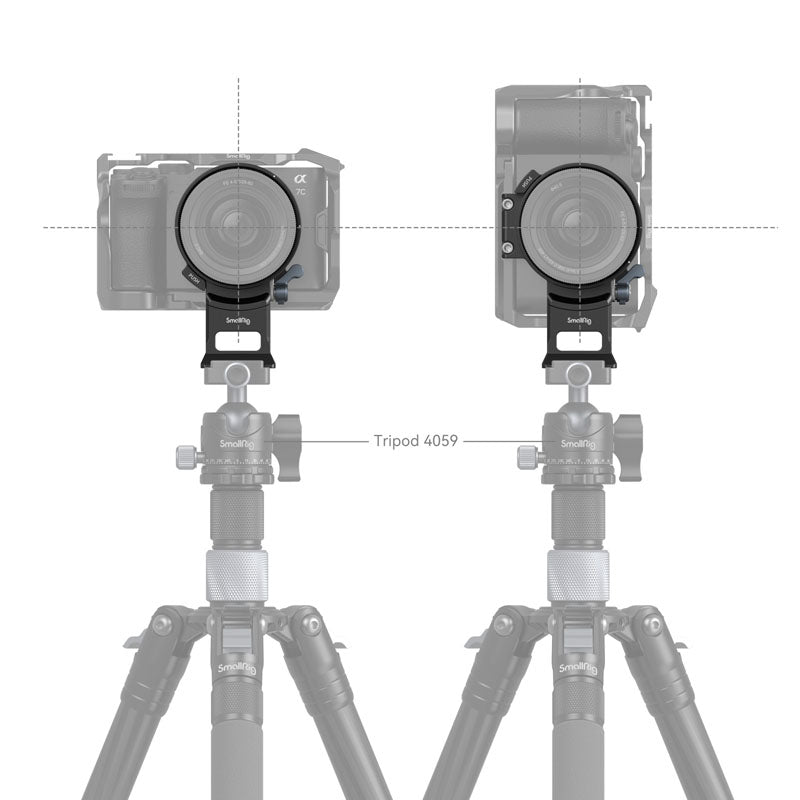 SmallRig 4424 Plaque de Montage Horizontal à Vertical pour Sony Alpha 7C II / 7CR