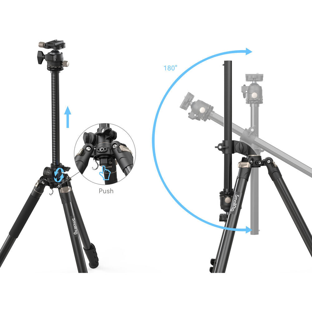 SmallRig 4288 Trépied à colonne centrale latérale CT