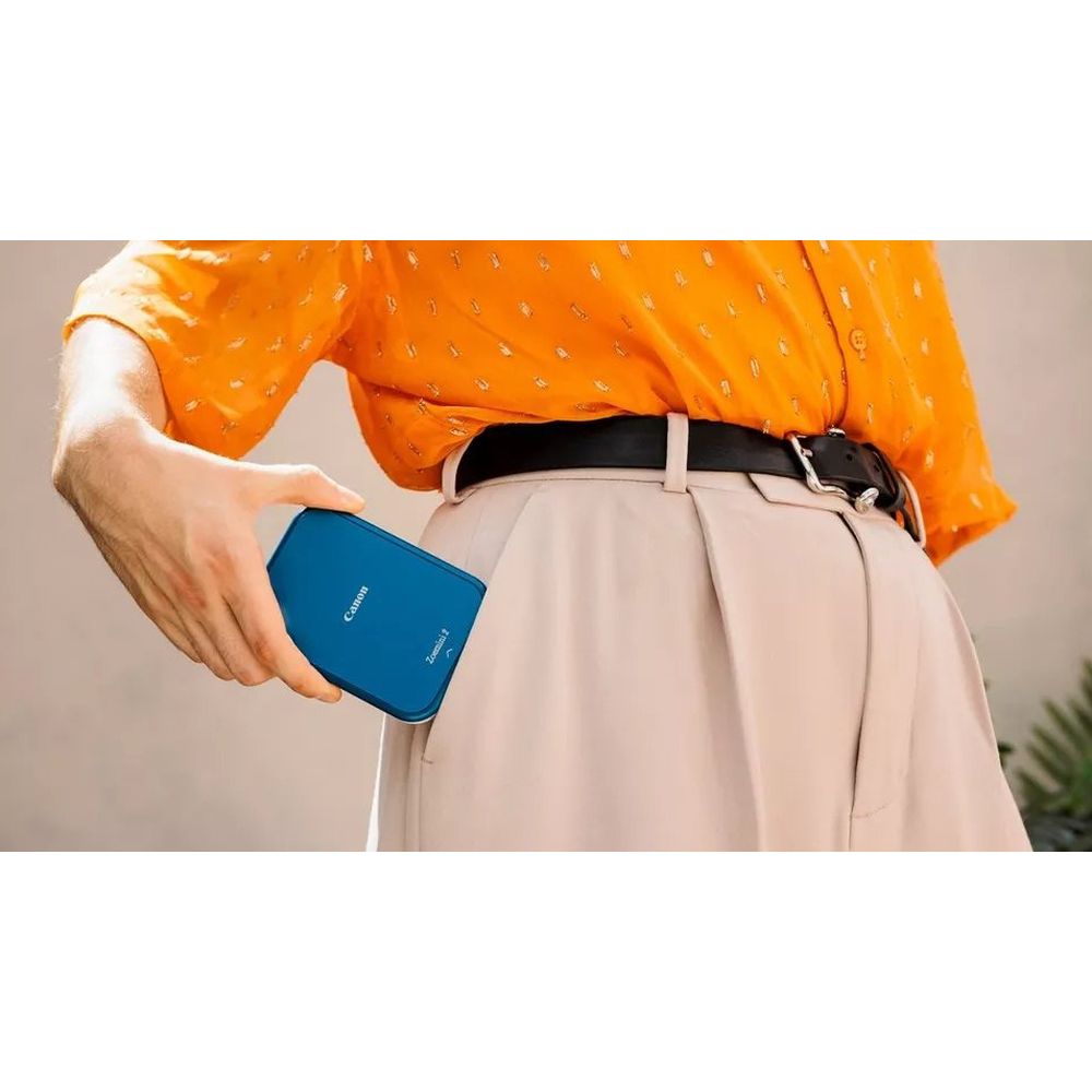 Imprimante photo couleur portable Canon Zoemini 2 bleu marine + ZP-2030, 5x7.6cm, 20 feuilles