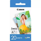 Canon Zoemini 2 Imprimante Photo Couleur Portable Or Rose + ZP-2030, 5x7.6cm, 20 Feuilles