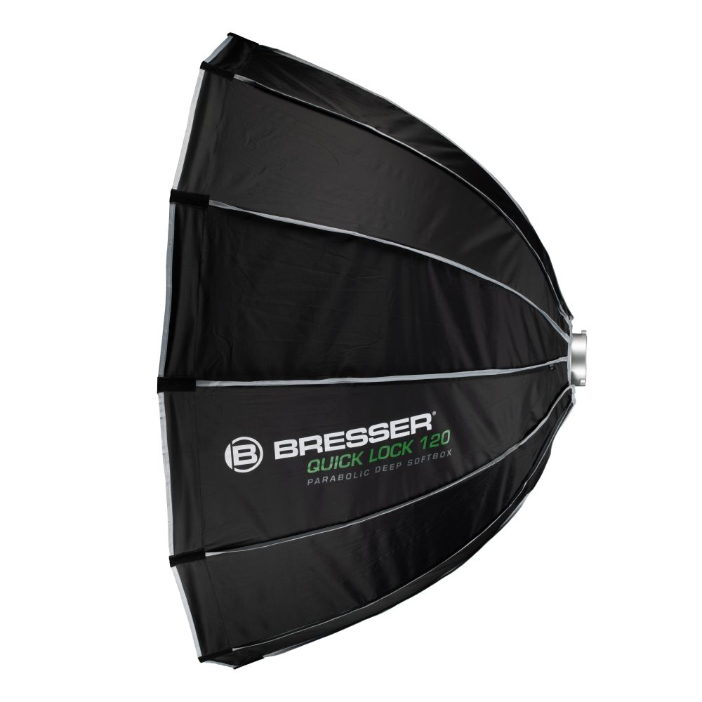 Boîte à lumière parabolique profonde 120 Quick Lock de Bresser