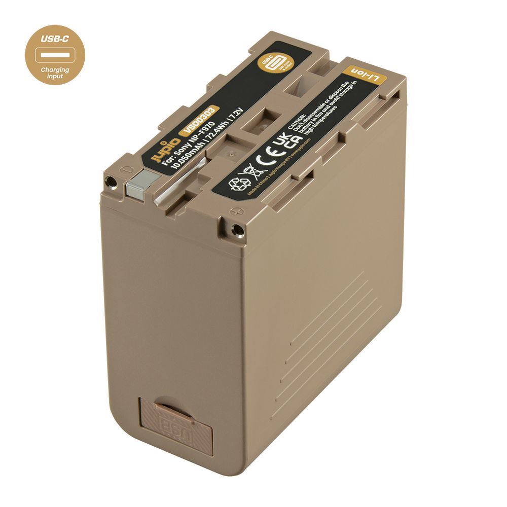 Jupio NP-F970 ULTRA C pour Sony, 10050mAh