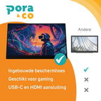 Pora&Co Moniteur portable 14,5 pouces