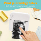 Pora&Co Mini imprimante photo pour smartphone, verte
