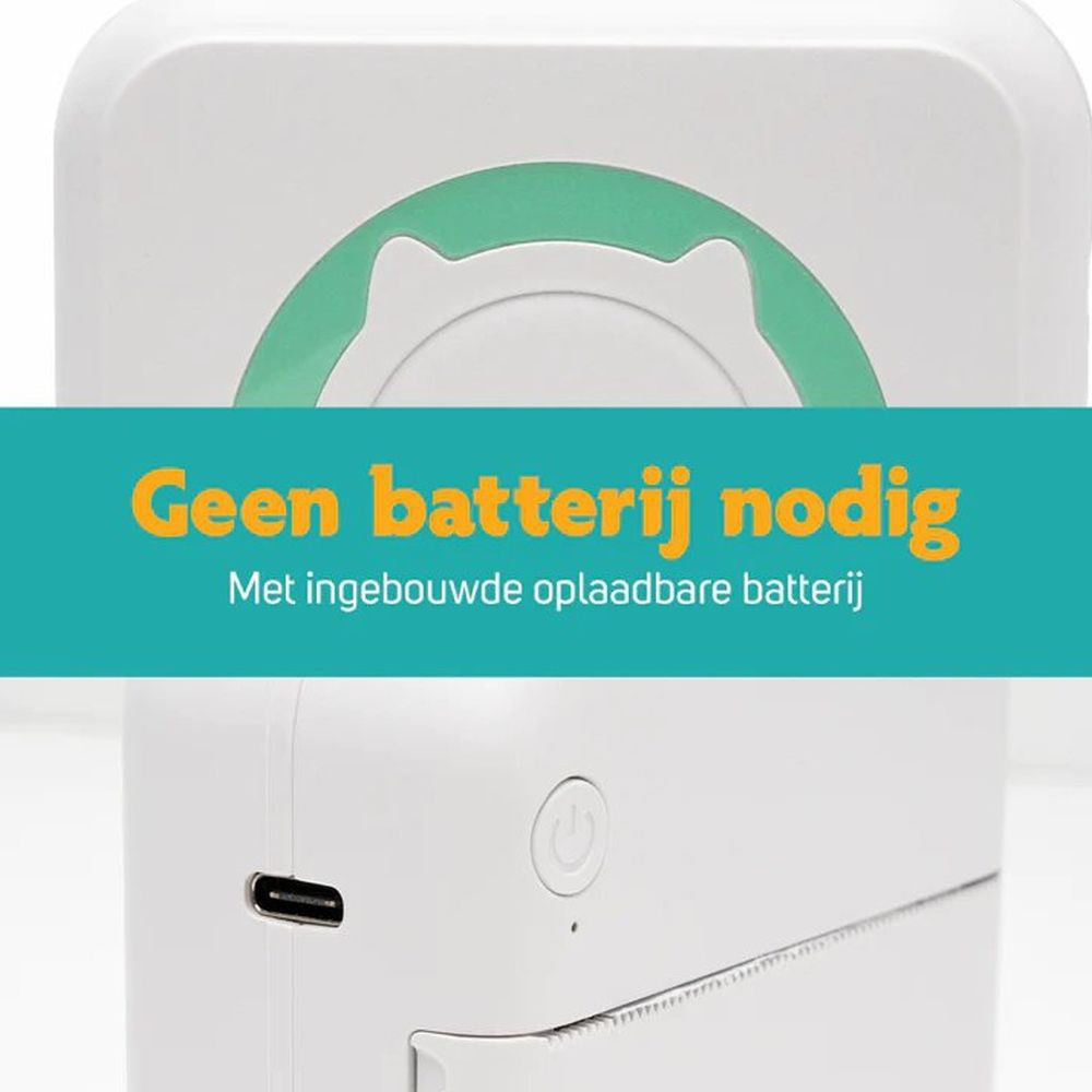 Pora&Co Mini imprimante photo pour smartphone, verte