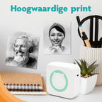 Pora&Co Mini imprimante photo pour smartphone, verte