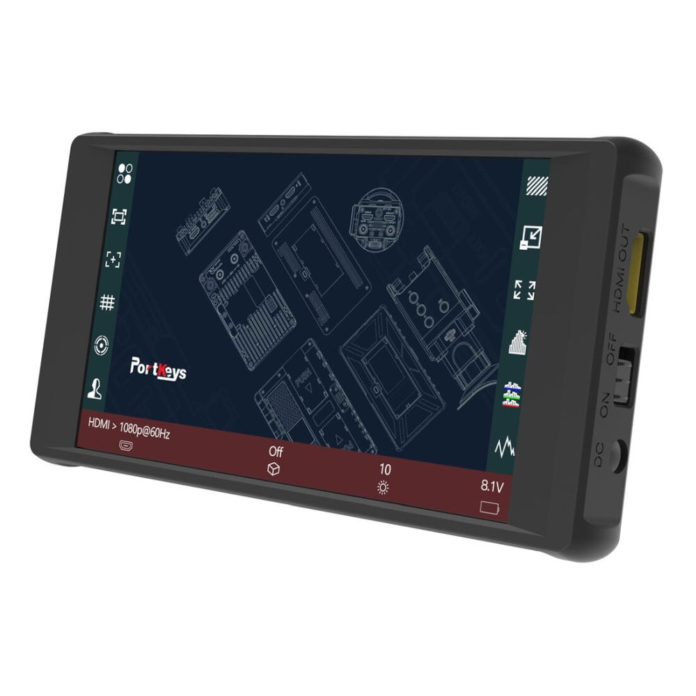 Portkeys PT6 Moniteur de 5,2 pouces avec écran tactile