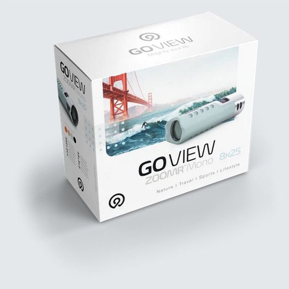GoView ZOOMR Mono 8x25 HD Miami Bleu