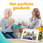 Pora&co Digital Photo Frame with WiFi & Frameo App 10 inch, white