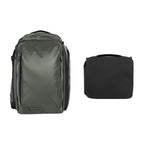 WANDRD Transit 35L Travel Sac à Dos Wasatch Vert Essential Bundle