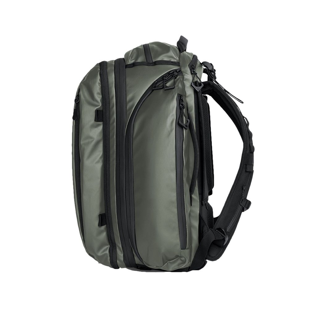 WANDRD Transit 35L Travel Sac à Dos Wasatch Vert Essential Bundle