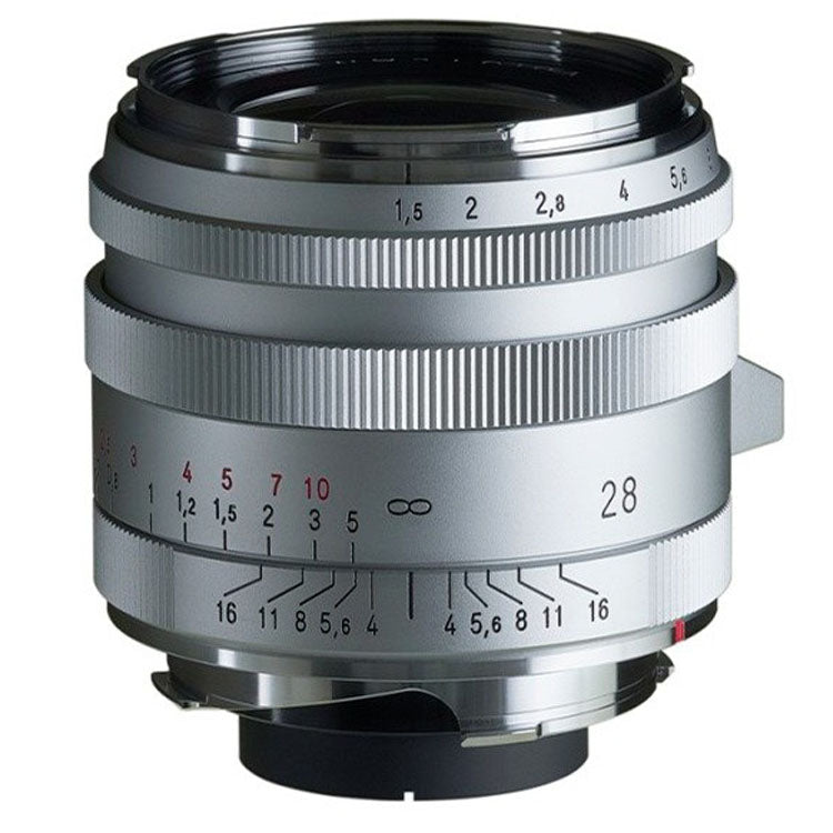 Voigtlander Nokton 1,5/28mm Type I VM asphérique, argenté