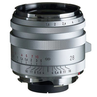 Voigtlander Nokton 1,5/28mm Type I VM asphérique, argenté