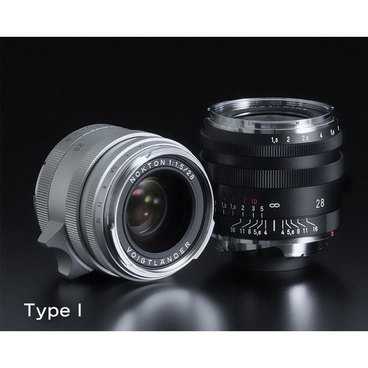 Voigtlander Nokton 1,5/28mm Type I VM asphérique, argenté