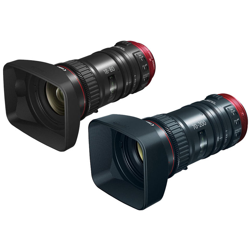 Canon Cine-Servo Objectif Combo Kit (CN-E EF 18-80mm + 70-200mm)