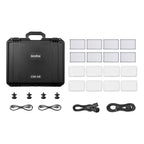 Godox C5R K8 Mobile RGB LED 8 Light Kit avec Étui de Charge (Kit de 8 lumières RVB Godox C5R K8 Mobile RGB LED avec Étui de chargement)