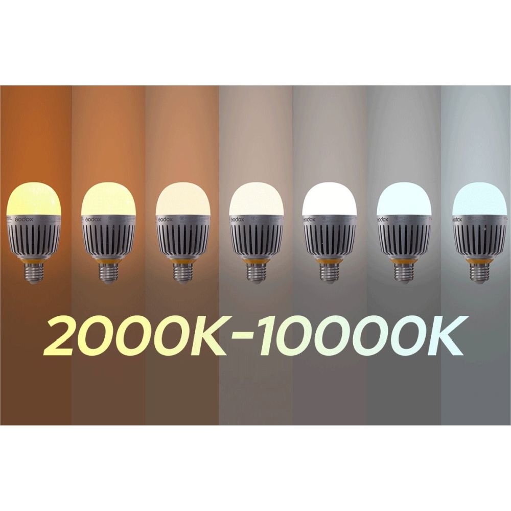 Godox KNOWLED RGBWW C10R Creative Bulb 8 Light Kit (E27)