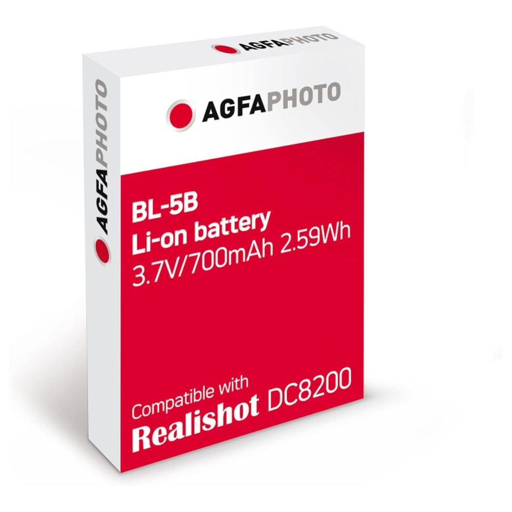 Agfa BL-5B batterie de rechange pour DC8200
