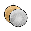 Caruba Reflection Screen 2 in 1 Gold & Silver, 30cm