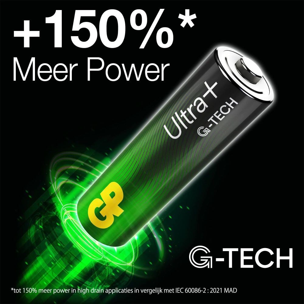GP AAA x4 Ultra Alkaline Piles