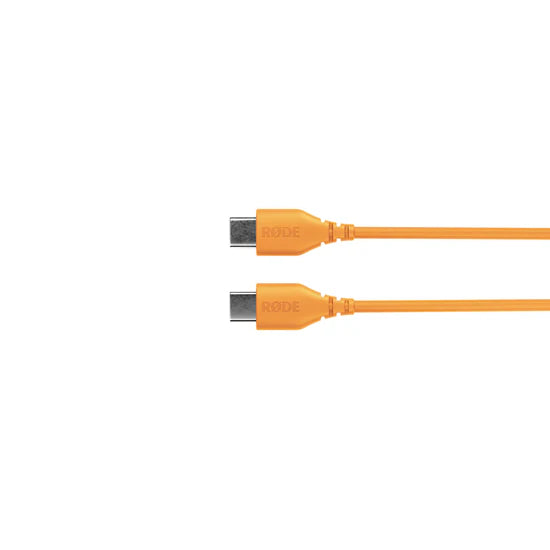 RØDE SC22 Câble USB-C à USB-C de 30 cm, Orange