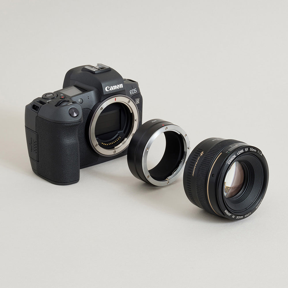 Urth Adaptateur de monture d'objectif : Compatible avec les objectifs Canon (EF / EF S) et les boîtiers d'appareils photo Canon RF OUTLET