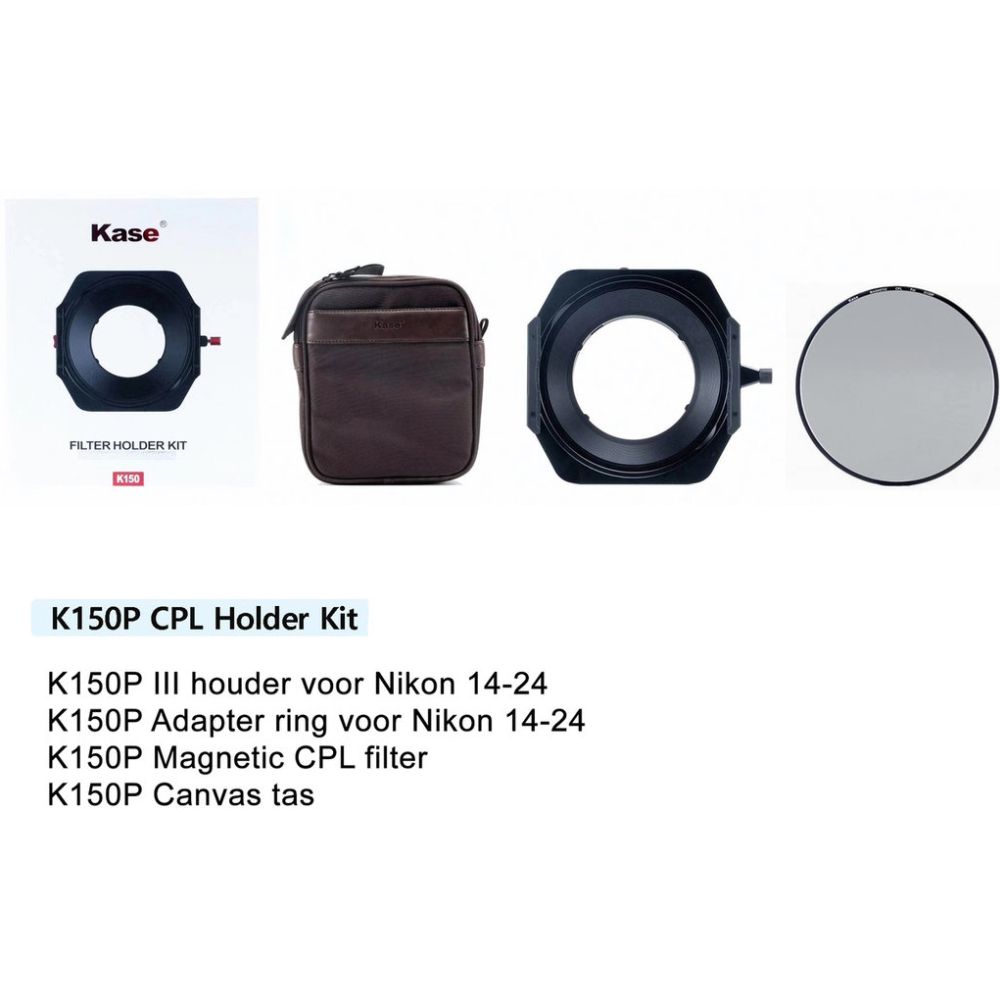 Kase K150P III Nikon 14-24 CPL KIT Holder+CPL+Bag
