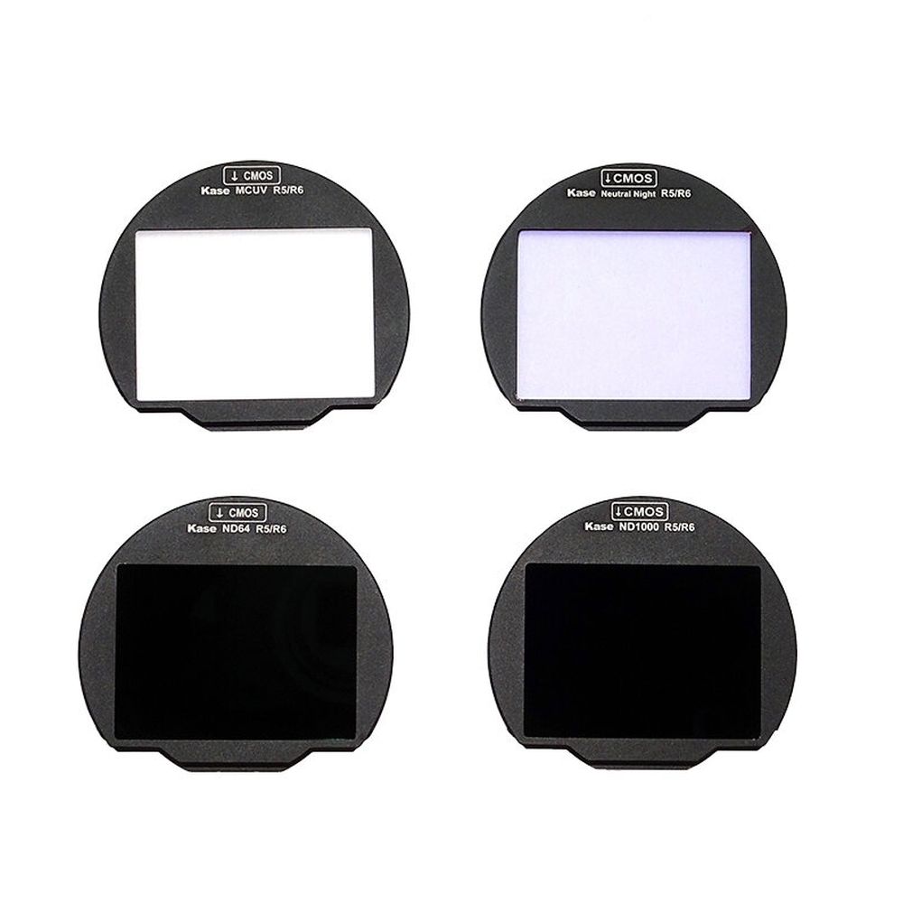 Kase Clip-in Filtre Canon R5 R6 4 en 1 set (MCUV, Neutral Night, ND64, ND1000)