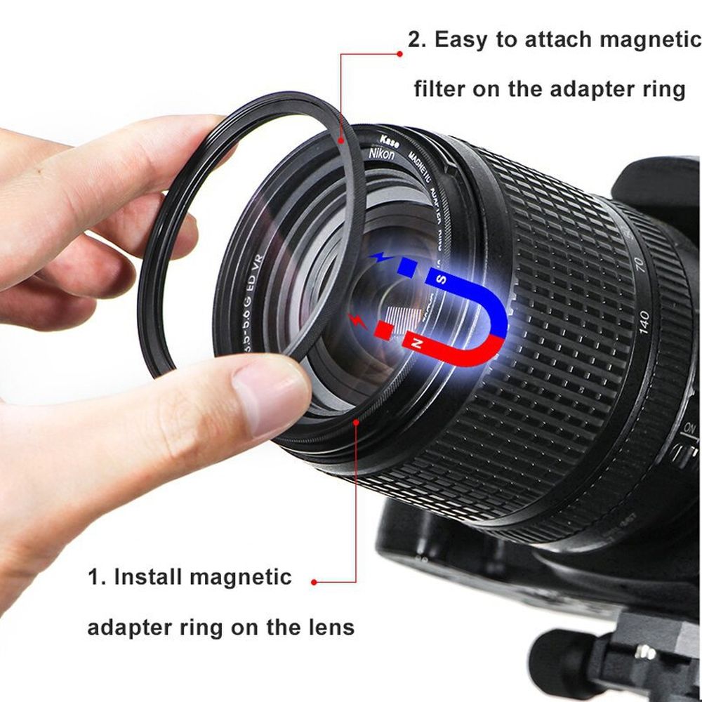 Kase Wolverine 82mm Black Mist 1/2 Magnetic Filter
