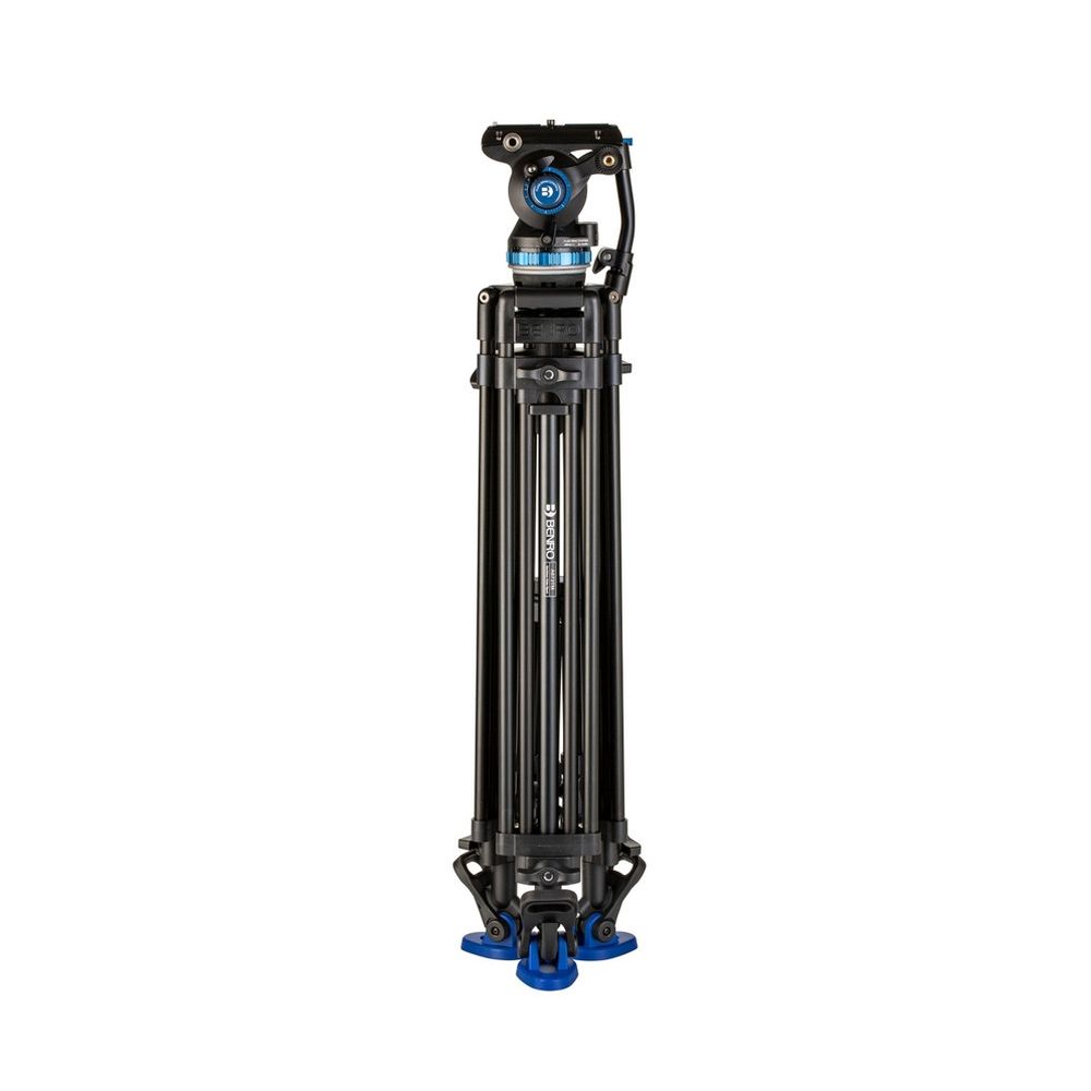 Benro A673TM Trépied vidéo double tube en aluminium avec tête vidéo S8PRO