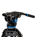 Benro A673TM Trépied vidéo double tube en aluminium avec tête vidéo S8PRO