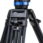 Benro A673TM Trépied vidéo double tube en aluminium avec tête vidéo S8PRO
