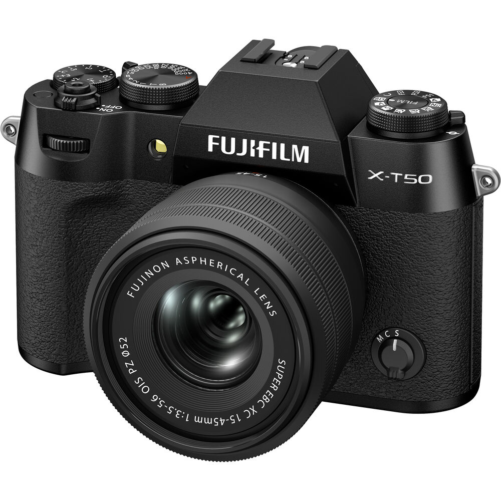 Fujifilm X-T50 noir + XC 15-45mm