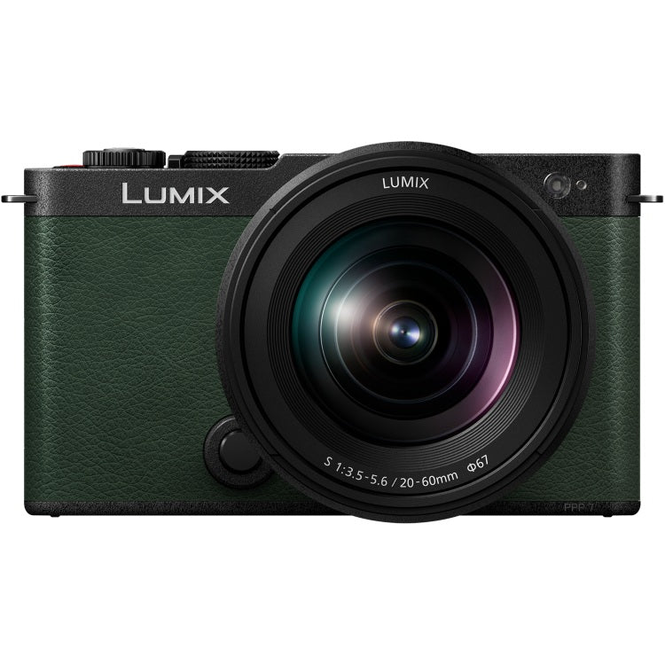 Panasonic Lumix S9 Housing Dark Olive Vert + Lumix S 20-60mm f/3.5-5.6 L Mount