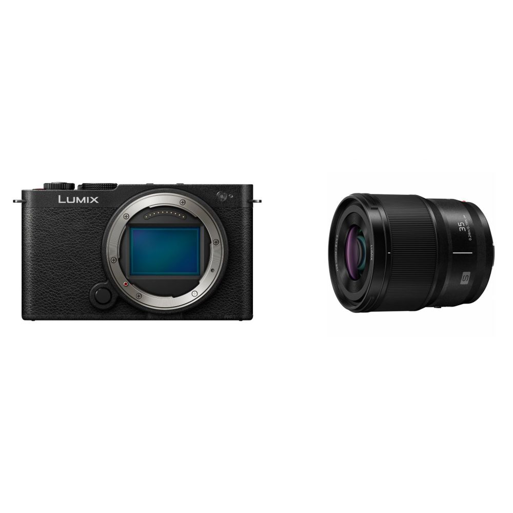Panasonic Lumix S9 Boîtier Jet Noir + Lumix S 35mm f/1.8
