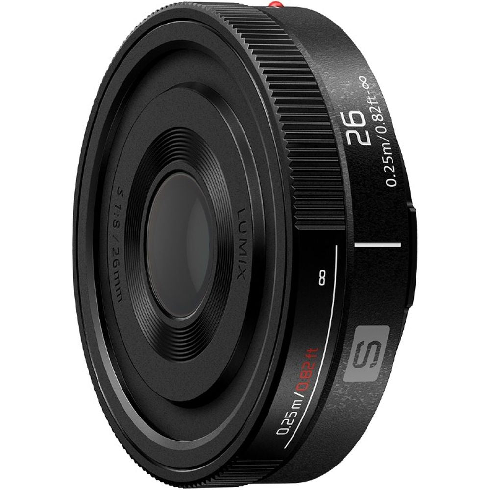 Panasonic Lumix S9 Boîtier Foncé Olive + Lumix S 26mm f/8 Mise au point manuelle