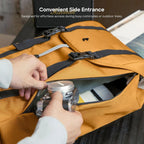 Tomtoc VintPack-TA1 22L Sac à dos pour ordinateur portable, jaune