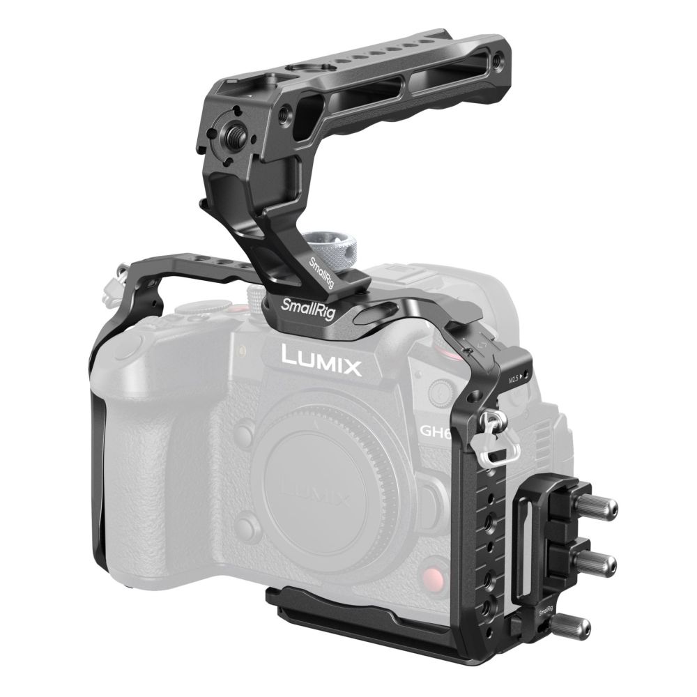 SmallRig HawkLock Kit de cage à déclenchement rapide pour Panasonic LUMIX GH7 / GH6 4825
